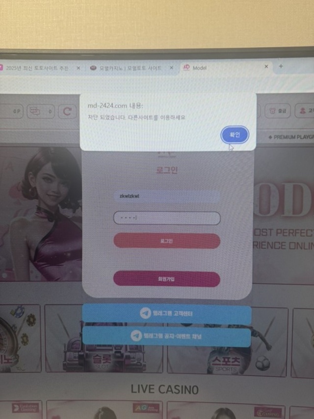모델카지노 먹튀사이트 확정