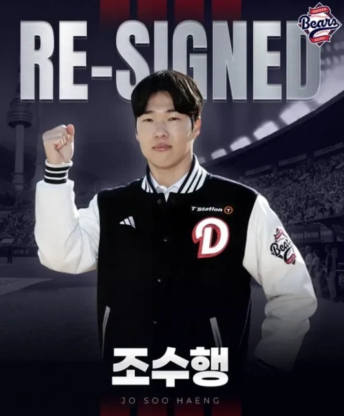 두산, 원클럽맨 조수행과 4년 16억 FA 계약...내부 단속 마무리