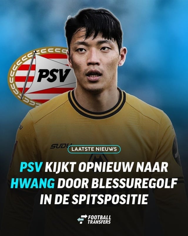 '초대박' 황희찬(PSV, 29) 미쳤다! 1000만 파운드 우승팀 '즉시 매각'…팰리스까지 관심→울버햄튼, HWANG 주급 부담스럽다